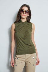 Sleeveless Twist Knit