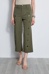 Stretch Twill Snap Pant