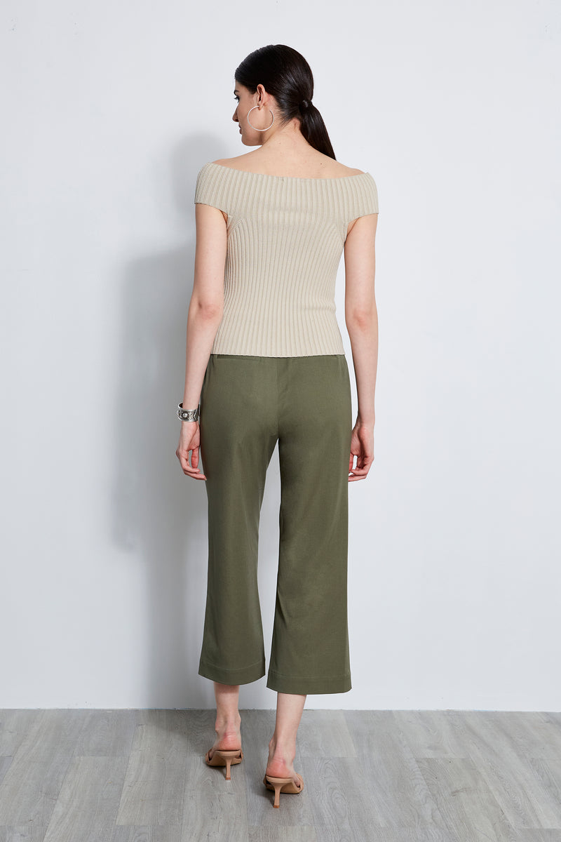 Stretch Twill Snap Pant