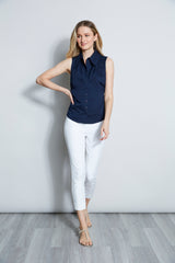 Embroidered Ruched Shirt