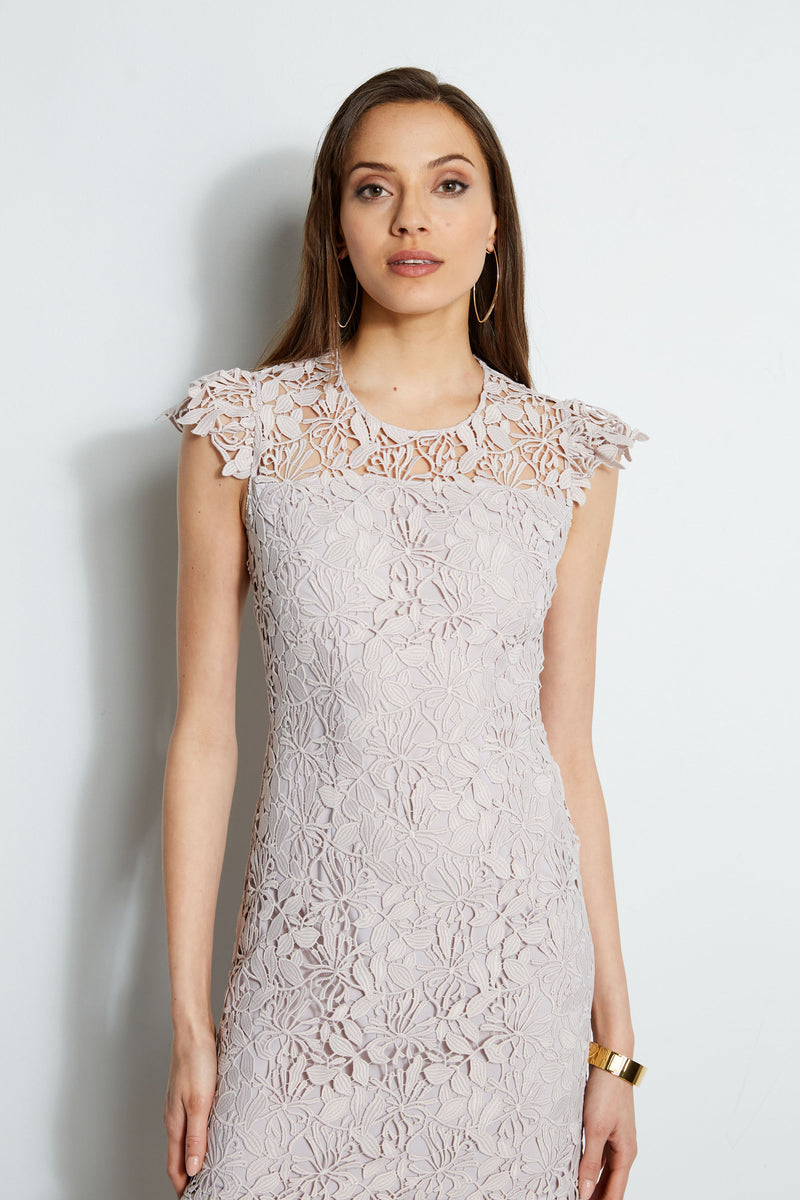 Vine Lace Midi Dress
