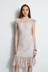 Vine Lace Midi Dress