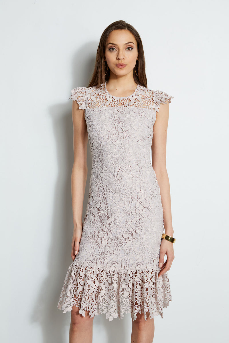 Vine Lace Midi Dress