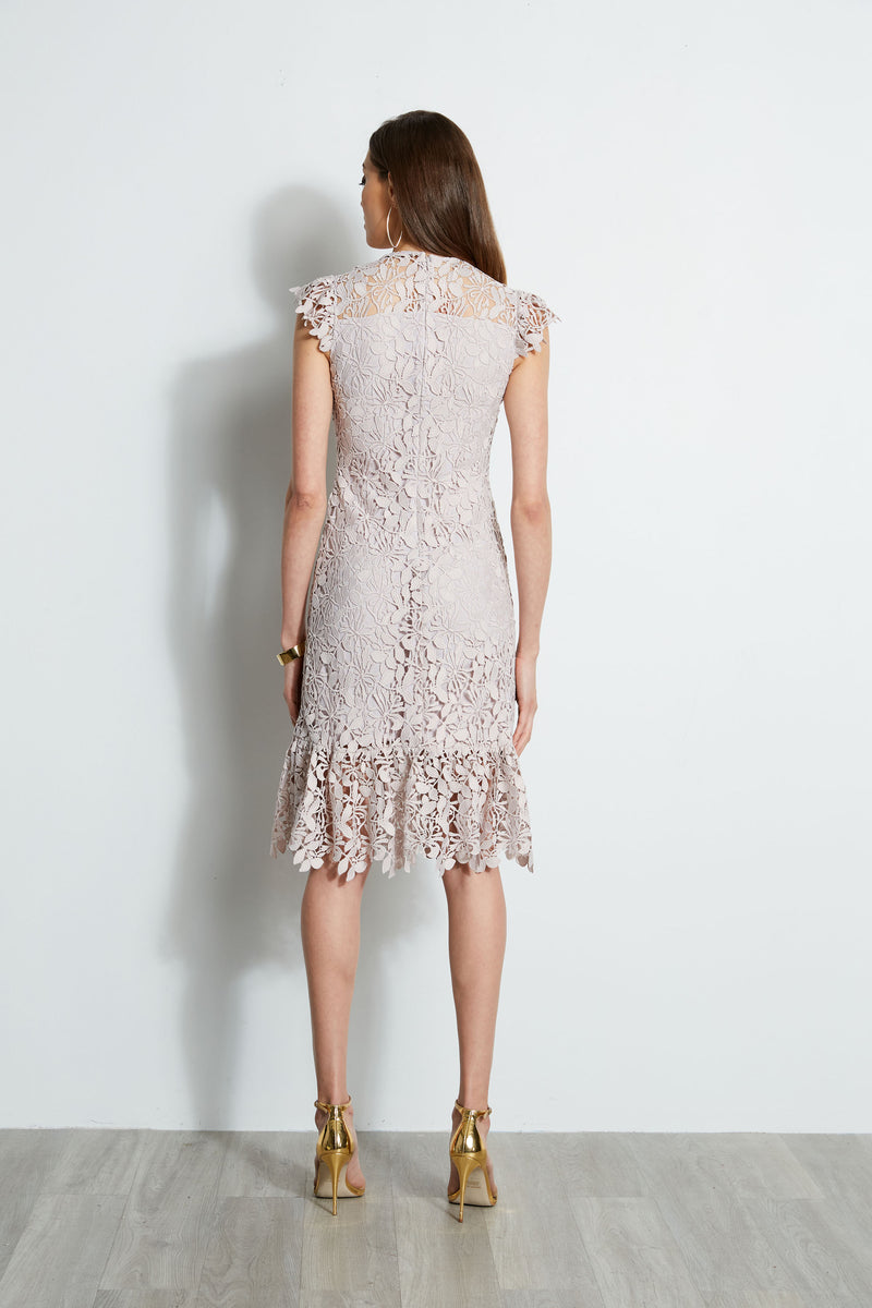 Vine Lace Midi Dress