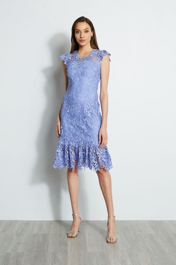 Vine Lace Midi Dress