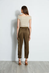 Satin Cargo Pocket Pant