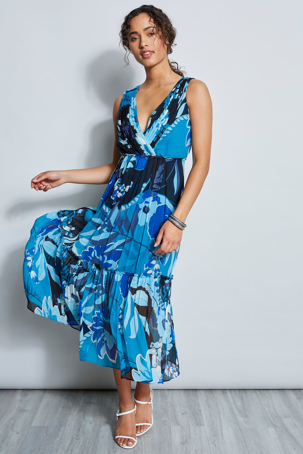 Nouveau Silk Maxi Dress Elie Tahari