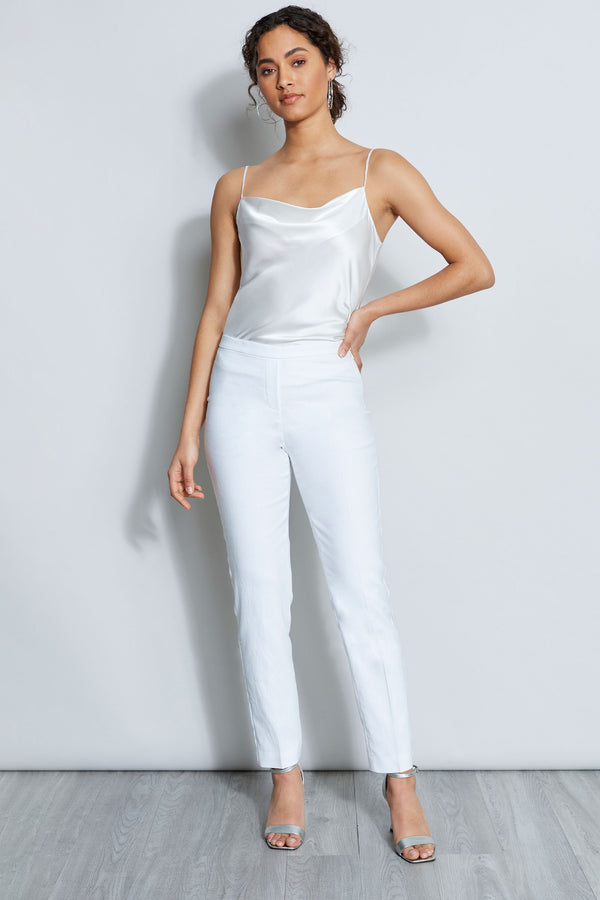 Slim Fit Linen Pant