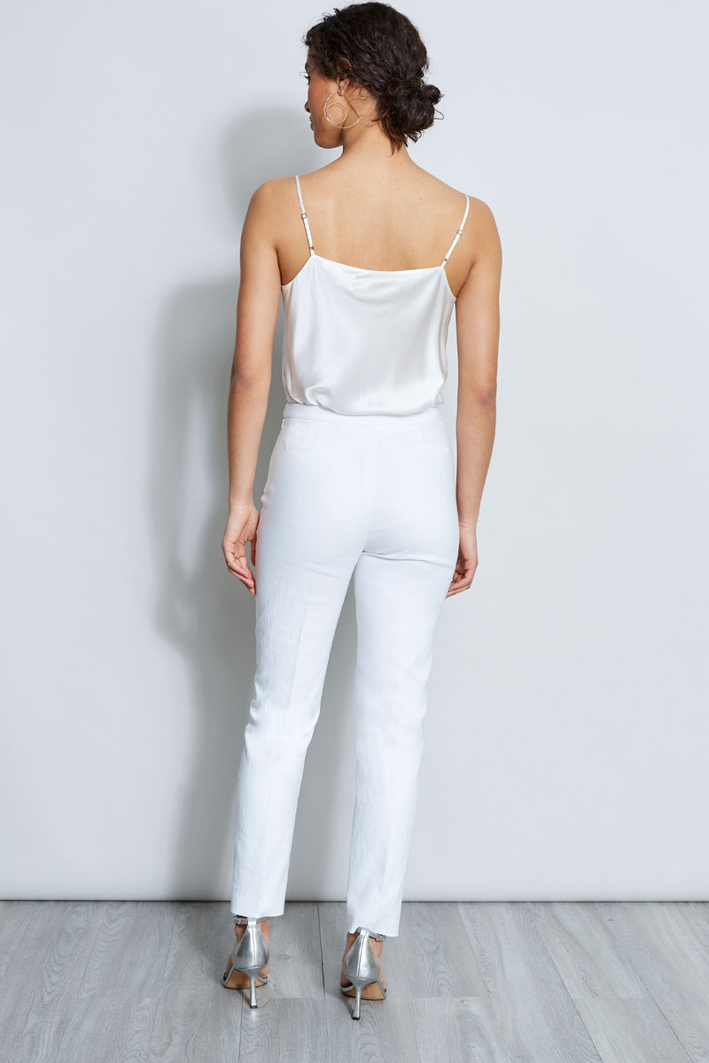Slim Fit Linen Pant
