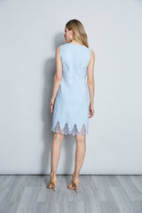 Linen Lace Hem Dress