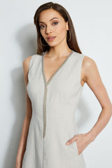 Linen Chain Dress