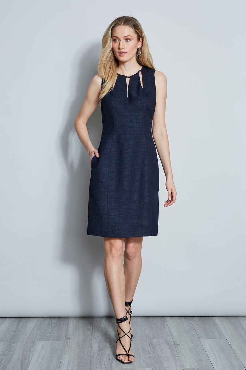 Sleeveless Keyhole Dress