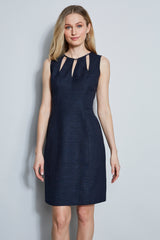 Sleeveless Keyhole Dress