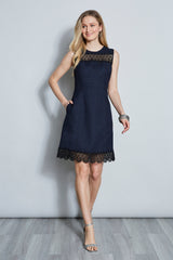 Lace Insert Dress