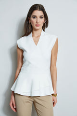 Wrap Peplum Sweater