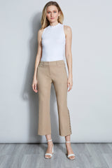 Embroidered Cropped Pant