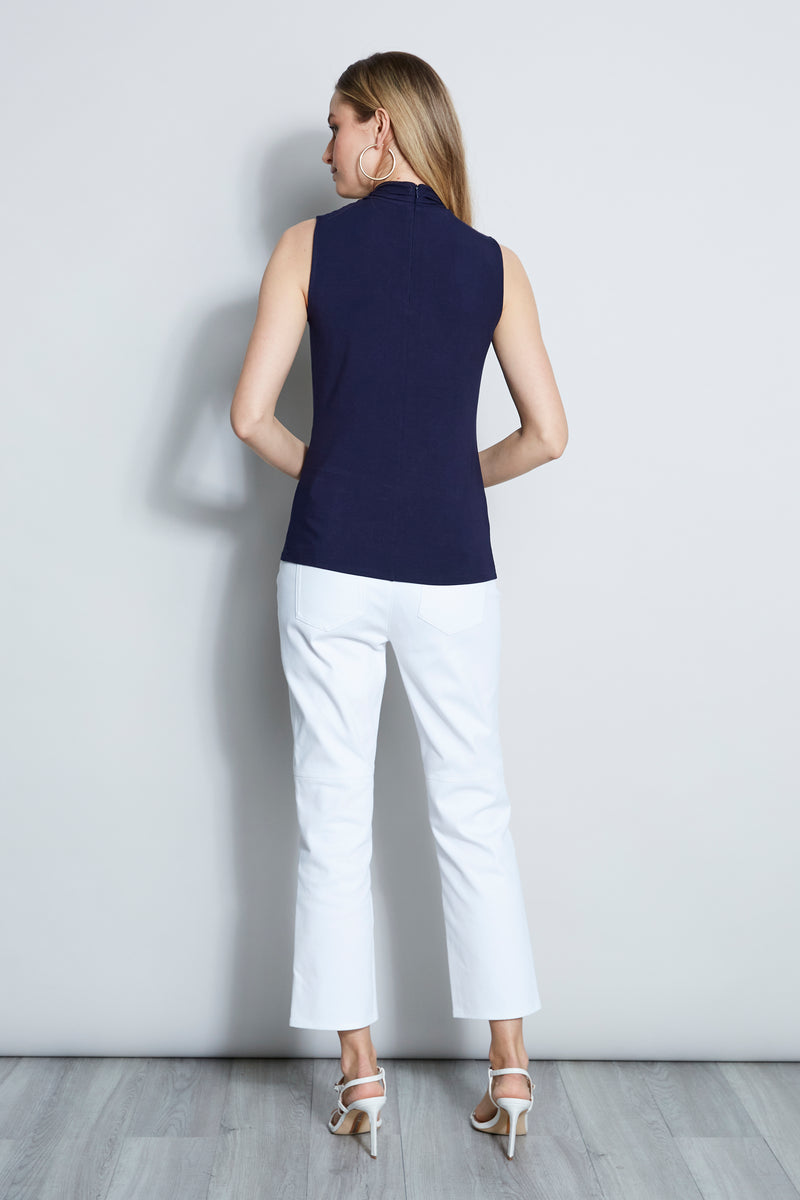 Sleeveless Mock Twist Knit