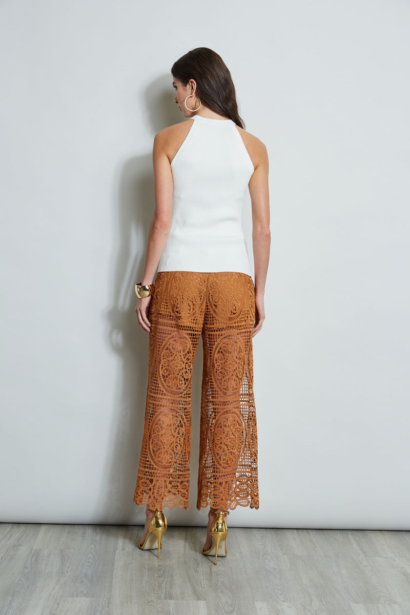 Halter Button Rib Tank