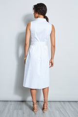 Embroidered Tie Dress