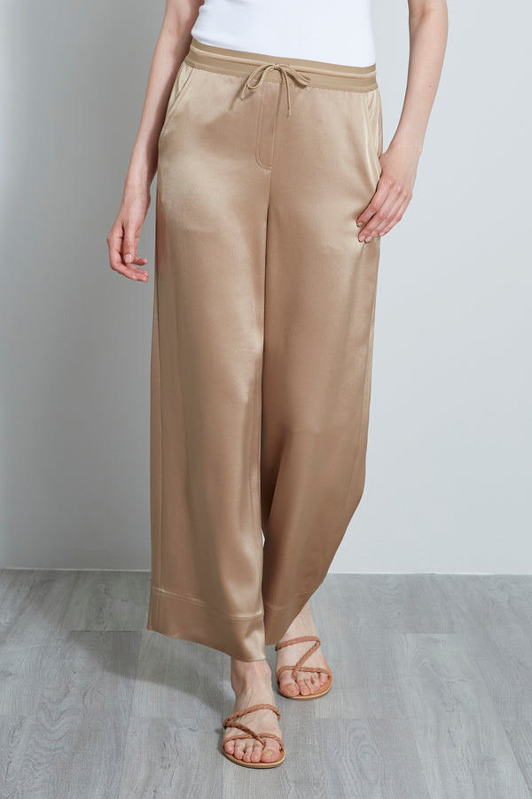 Satin Wide Leg Pant