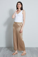 Satin Wide Leg Pant