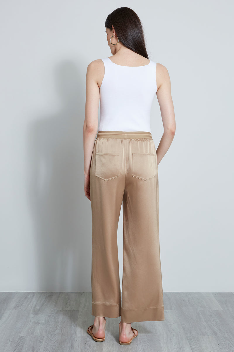 Satin Wide Leg Pant