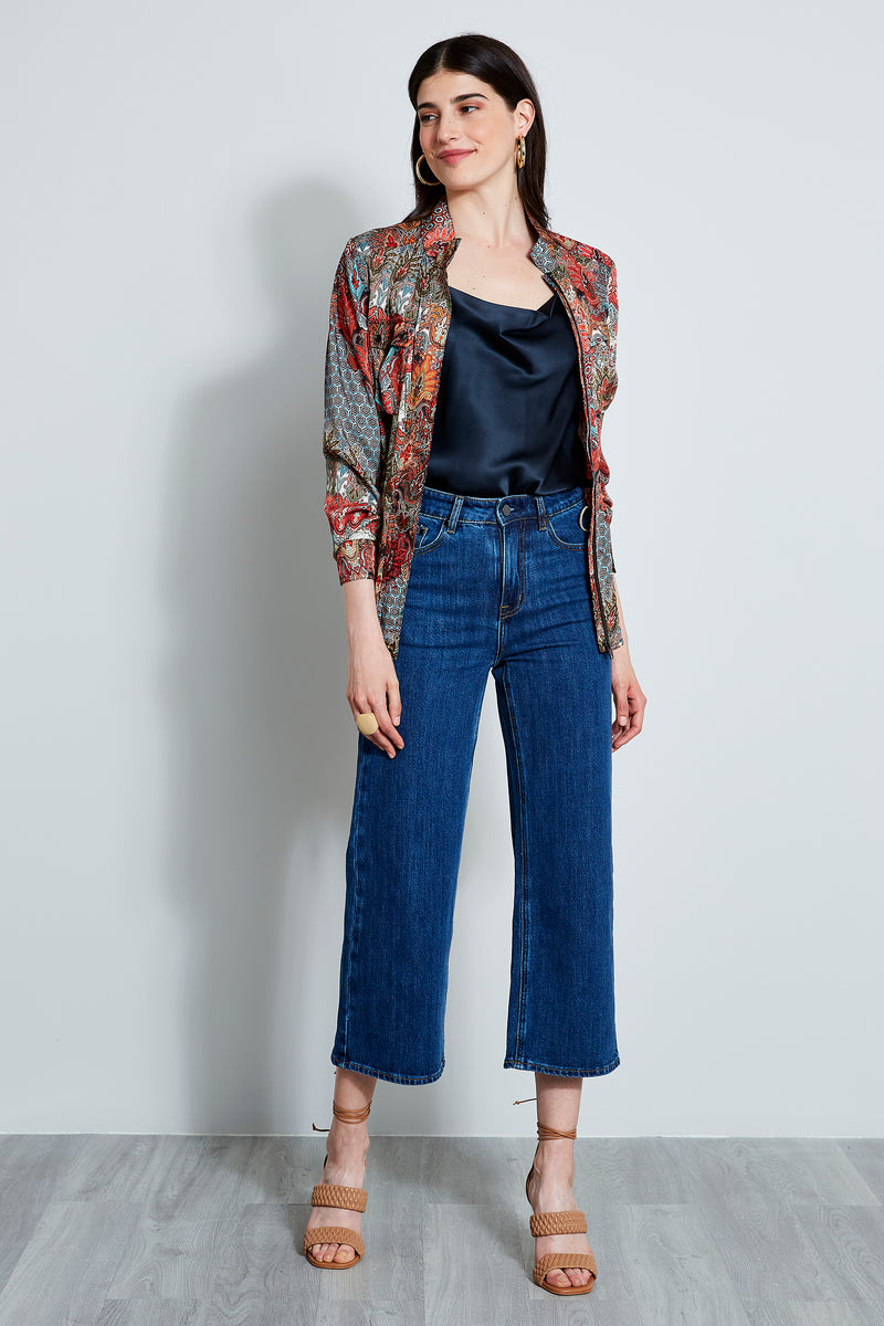Paisley Cargo Jacket