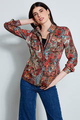 Paisley Cargo Jacket