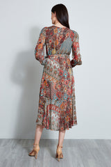 Paisley Wrap Dress