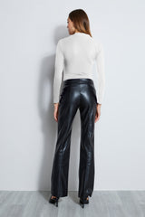 Pleated V-Neck Knit