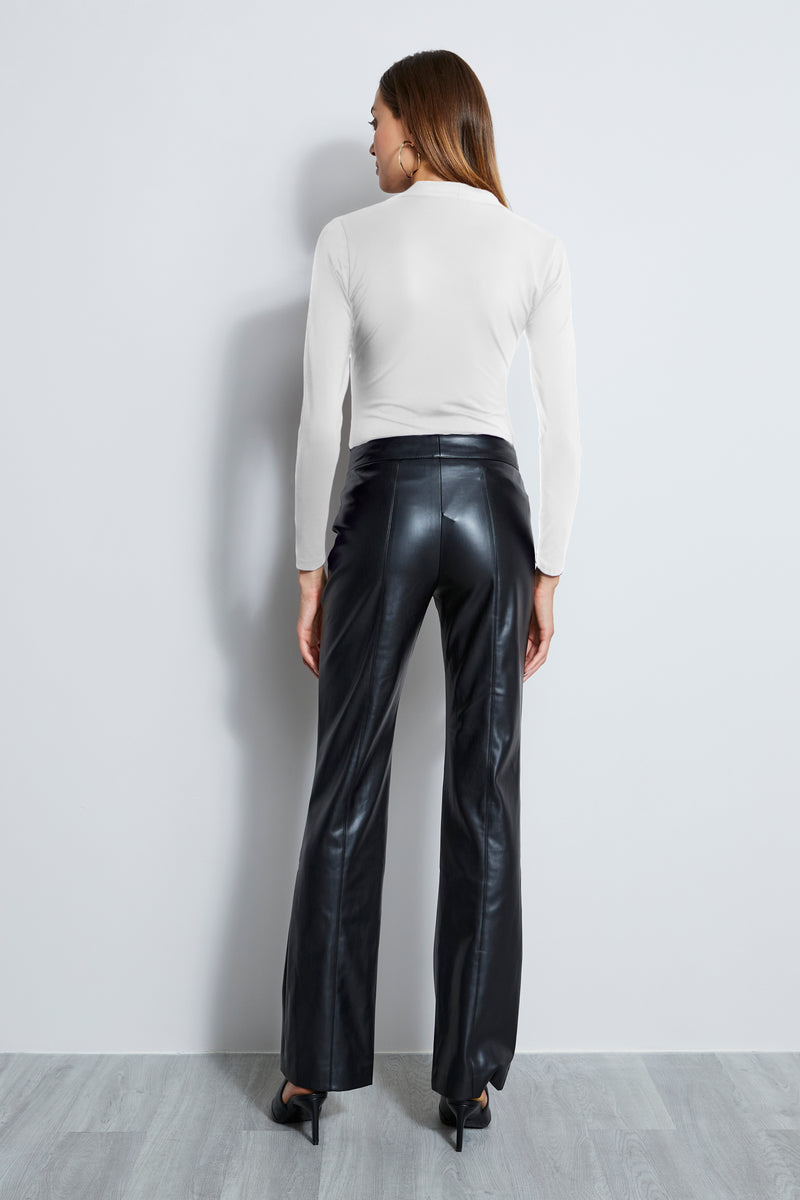Pleated V-Neck Knit