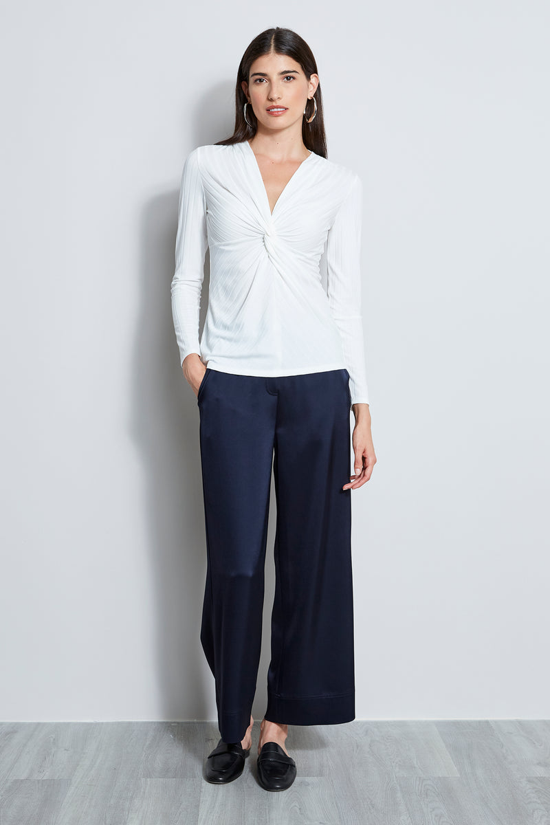 Rib Twist Knot Knit