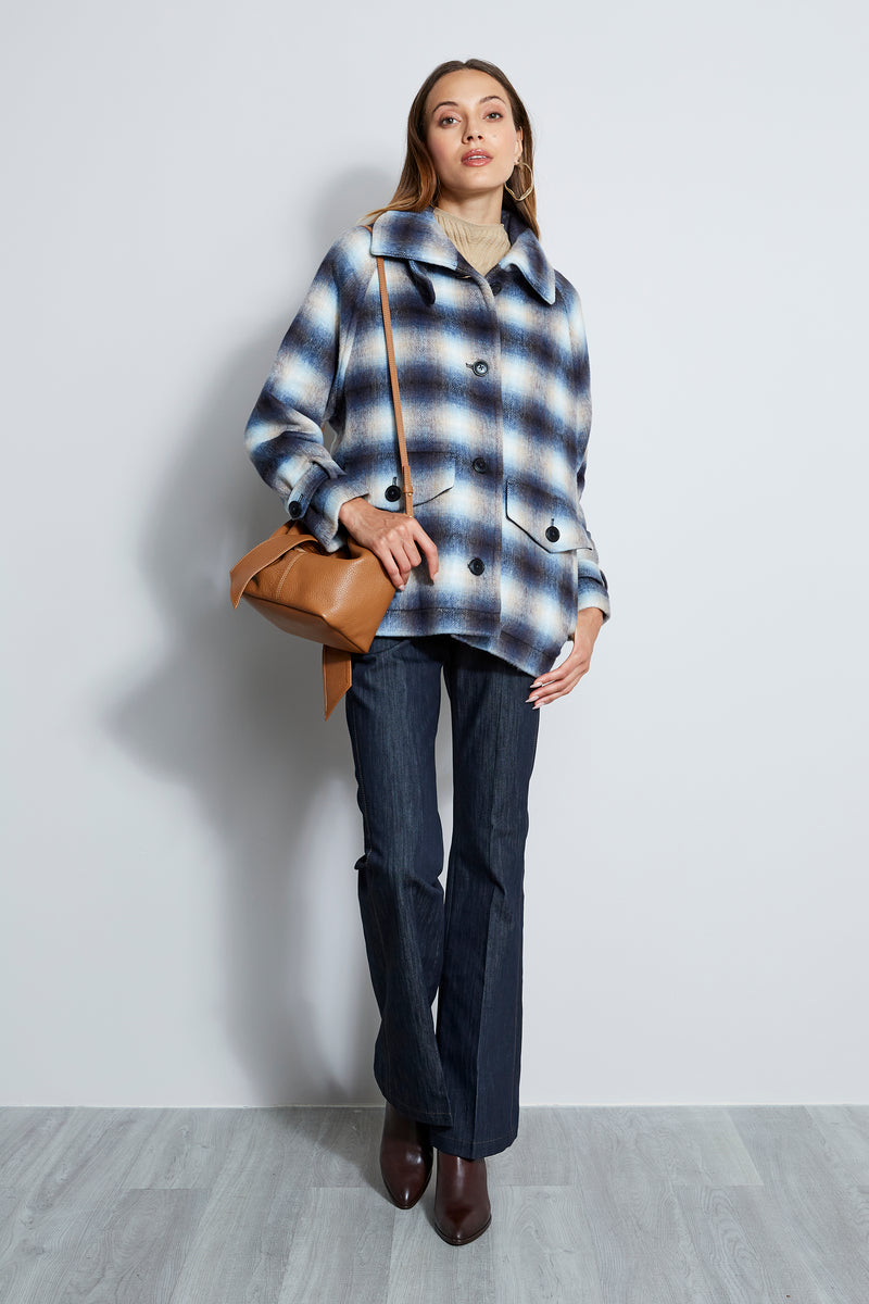 Plaid Wool Shacket
