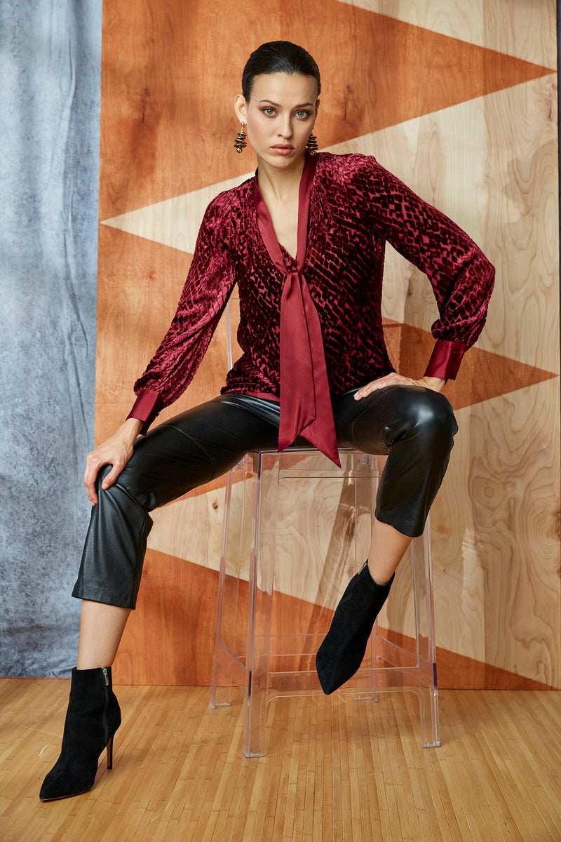Burnout Tie Shirt