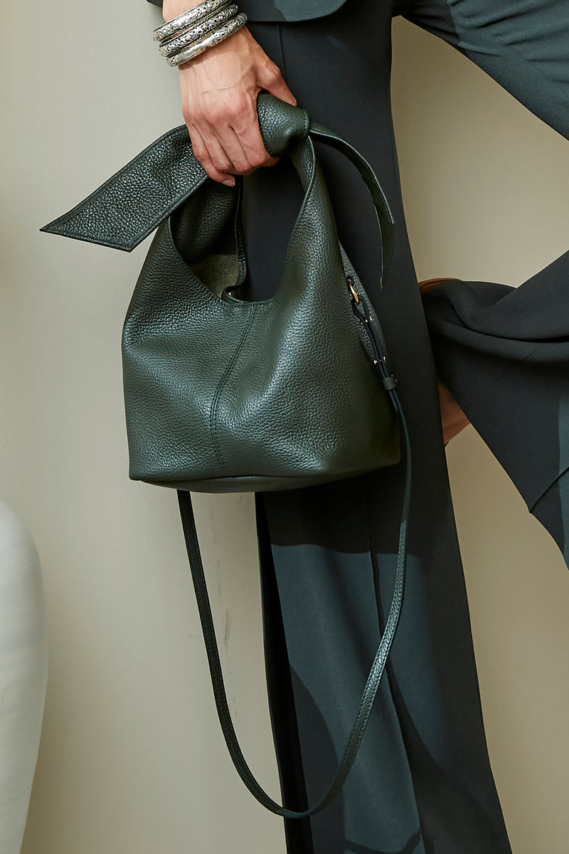 Small Knot Leather Bag