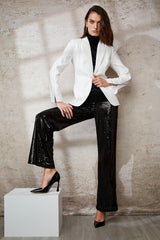 Zip Sleeve Blazer