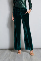 Wide Leg Velvet Pant