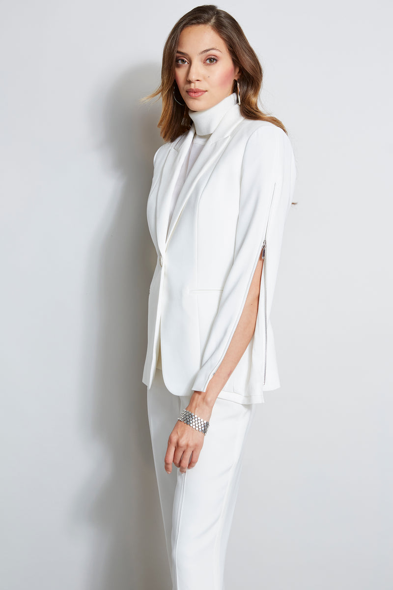 Zip Sleeve Blazer