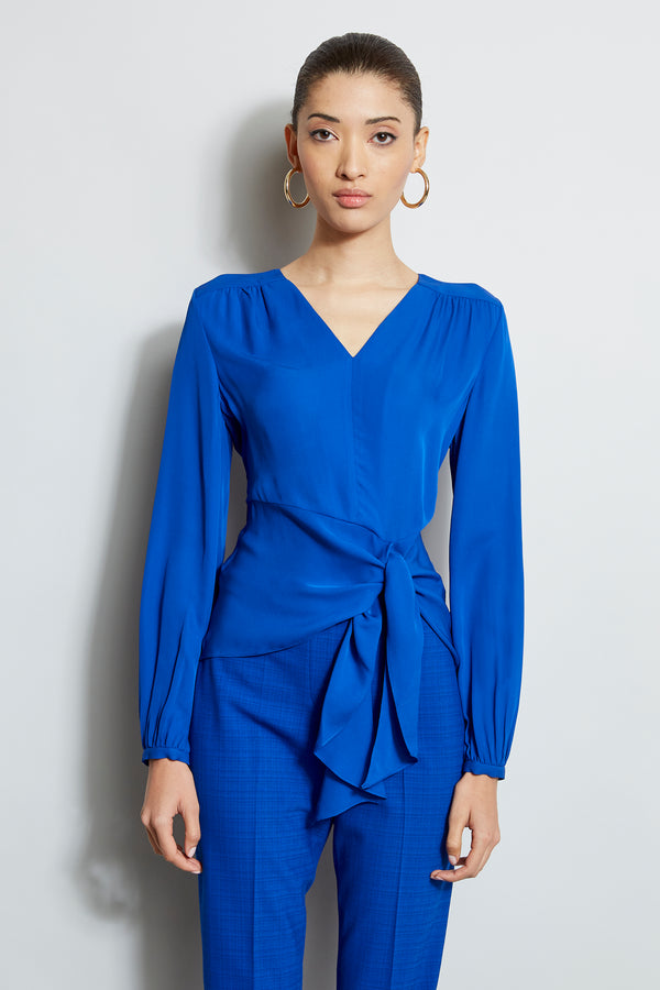 Silk Side Tie Shirt