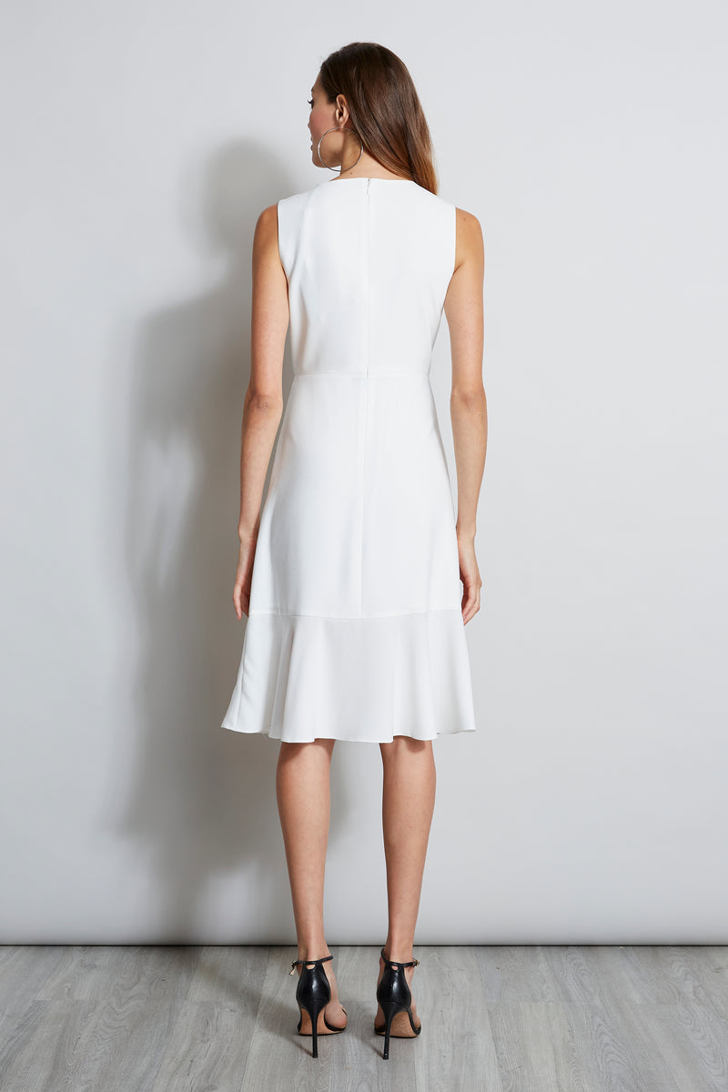 Embroidered Fit & Flare Dress Elie Tahari Embroidered Fit & Flare Dress Elie Tahari