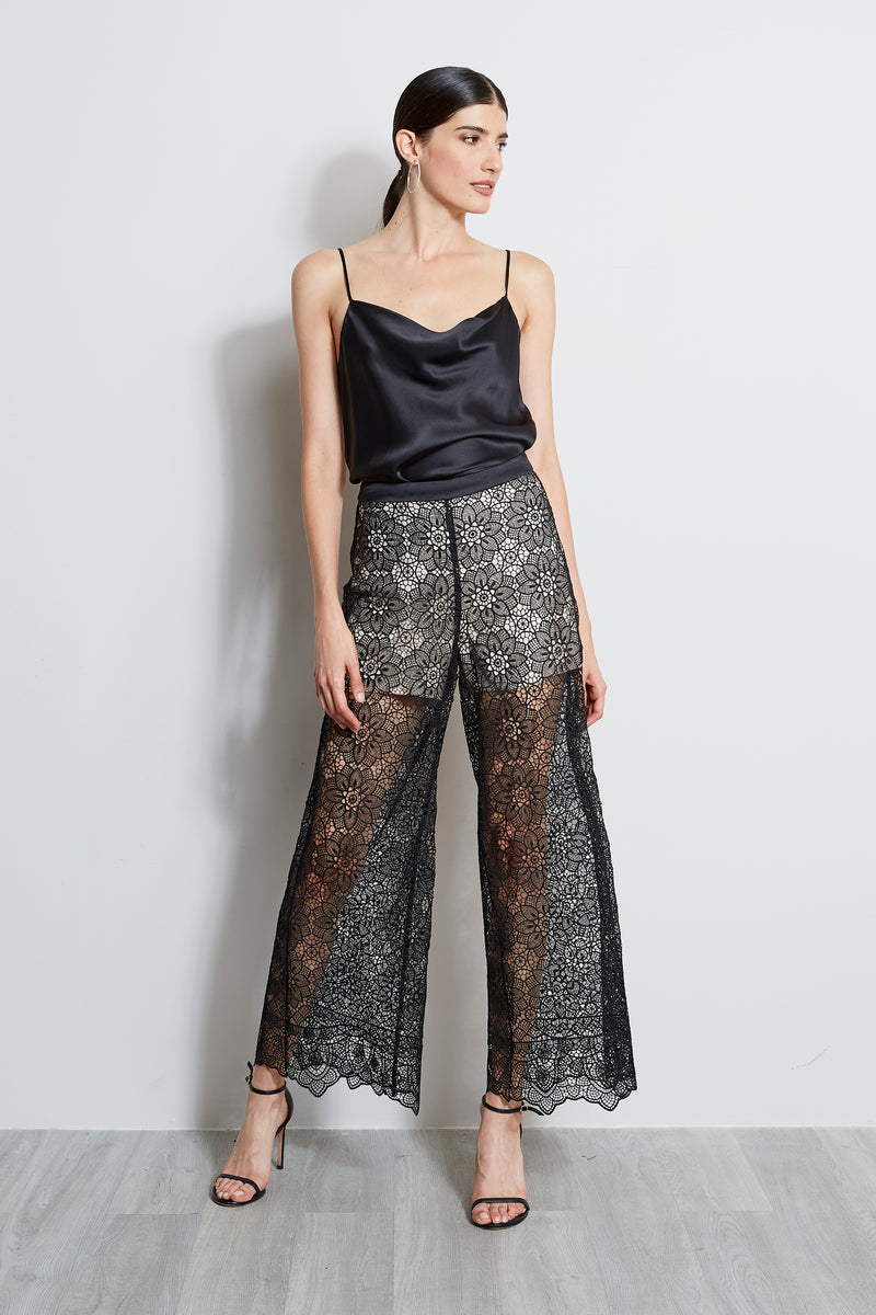 Lace Wide Leg Pant