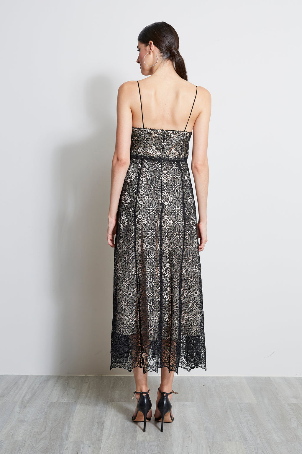 Tahari black lace dress on sale
