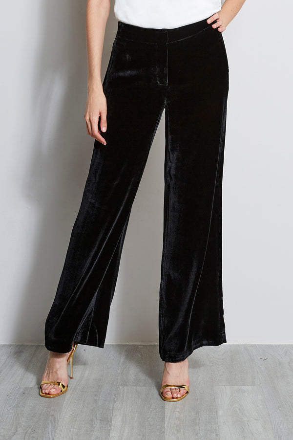 Velvet Wide Leg Pant – Elie Tahari