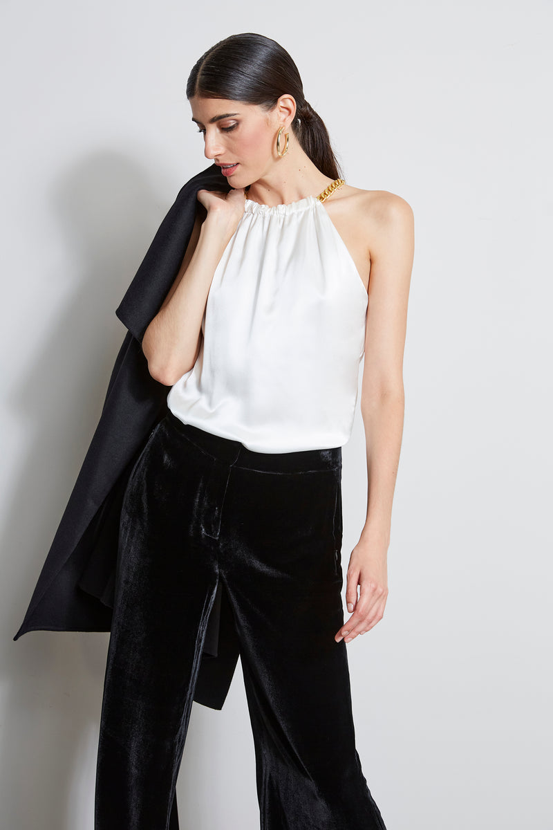 Velvet Wide Leg Pant