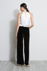 Velvet Wide Leg Pant