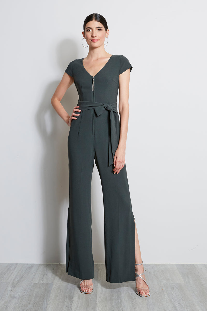 Chain Side Slit Jumpsuit