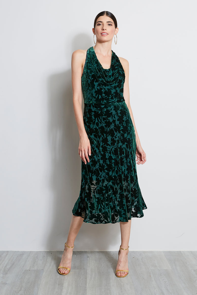 Tahari halter dress sale