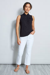 Sleeveless Twist Knit