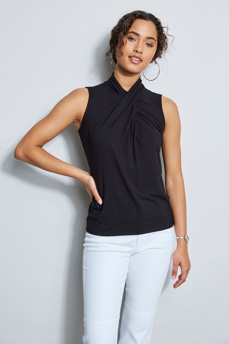 Sleeveless Twist Knit