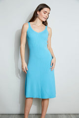 Ribbed Midi Dress